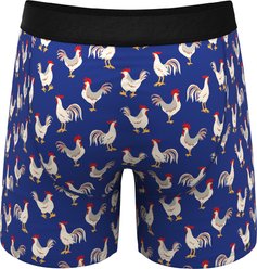 Shinesty The Chicken Came First Rooster Ball Hammock Pouch Underwear with Fly, Blue, XX-Large slide 2 of 2