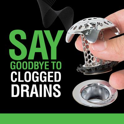 Show full view: SinkShroom Ultra Revolutionary Bathroom Sink Dog, Cat & Small Pet Drain Protector, Stainless Steel slide 3 of 9