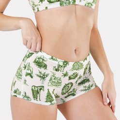 Shinesty The Xmas in Texas Western Toile Modal Boyshort Underwear, Multi, XX-Large slide 2 of 2
