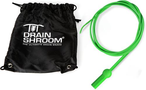 Show full view: DrainShroom Toss Disposable Hair Dog, Cat & Small Pet Clog Remover, Green, 24-in reach, 8 count slide 7 of 7