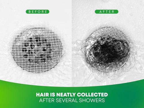 Show full view: TubShroom Hair Catcher Mesh Sticker Strainers Toss Dog, Cat & Small Pet Disposable Drain Covers, 26 count slide 5 of 5