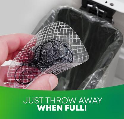 Show full view: TubShroom Hair Catcher Mesh Sticker Strainers Toss Dog, Cat & Small Pet Disposable Drain Covers, 26 count slide 2 of 5