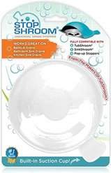 StopShroom The Ultimate Universal Dog, Cat & Small Pet Drain Stopper Plug, White slide 1 of 8
