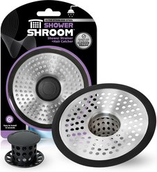 ShowerShroom Ultra Revolutionary Shower Hair Catcher Dog, Cat & Small Pet Drain Protector, Stainless Steel slide 1 of 8