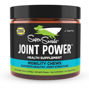 Super Snouts Joint Power Soft Chew Supplement for Dogs & Cats, 60 count