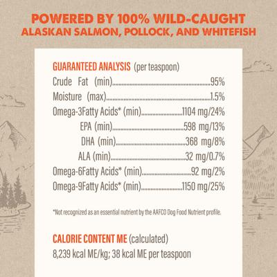 Show full view: Grizzly Salmon Plus Omega 3-6-9 Food Supplement for Dogs & Cats, 4-fl oz bottle slide 4 of 12