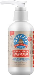 Grizzly Salmon Plus Omega 3-6-9 Food Supplement for Dogs & Cats, 4-fl oz bottle