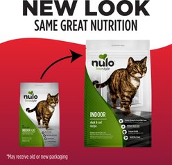 Nulo FreeStyle Indoor Duck & Cod Recipe with Omega Fatty Acids High Protein & Grain-Free Dry Cat Food, 2-lb bag slide 2 of 9