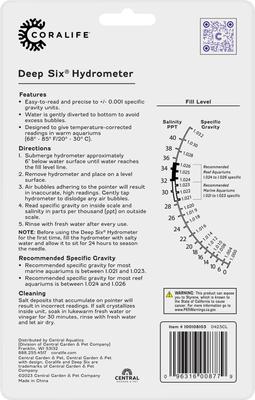 Show full view: Coralife Deep Six Aquarium Hydrometer slide 4 of 6