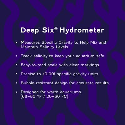 Show full view: Coralife Deep Six Aquarium Hydrometer slide 3 of 6