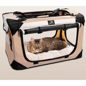 PetLuv Premium Soft-Sided Cat & Dog Carrier, Tan, Large