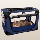 PetLuv Premium Soft-Sided Cat & Dog Carrier, Navy, Large
