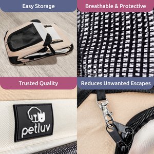PetLuv Premium Soft-Sided Cat & Dog Carrier, Tan, Large