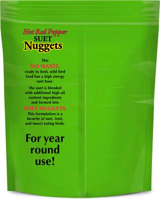Show full view: C&S Hot Pepper Suet Nuggets Bird Food, 27-oz bag slide 2 of 11