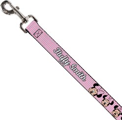 Buckle-Down Disney Minnie Mouse Expressions Polka Dot Personalized Dog Leash slide 1 of 2