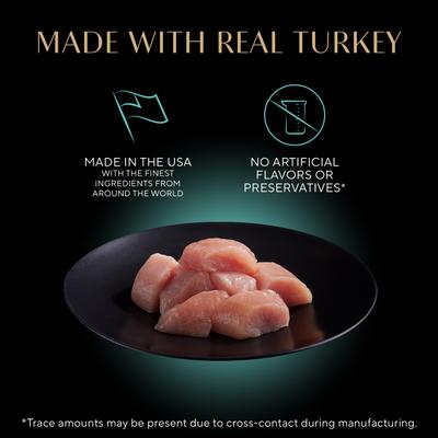 Show full view: Sheba Perfect Portions Kitten Turkey Entree Soft Pate Wet Cat Food Trays, 2.6-oz, case of 24 slide 4 of 11