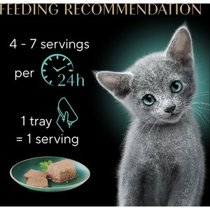 Sheba Perfect Portions Kitten Chicken, Salmon & Turkey Variety Pack Pate Wet Cat Food, 2.6-oz twin-pack tray, case of 24