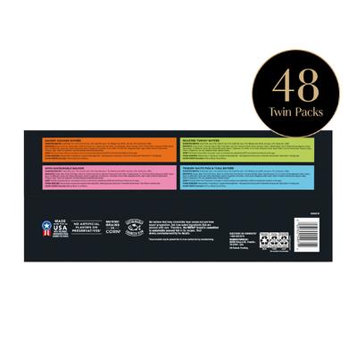 Show full view: Sheba Perfect Portions Chicken, Turkey, Tuna & Salmon Variety Pack Grain-Free Pate Wet Cat Food Trays, 2.6-oz tray, case of 48 slide 3 of 11