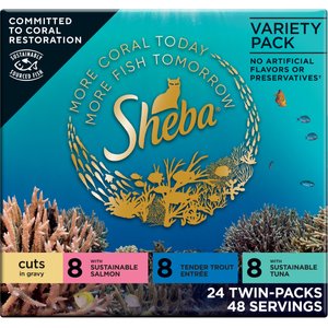 Temptations Chicken, Seafood & Backyard Cookout Variety Pack Pate in Gravy Adult Wet Cat Food