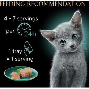 Sheba Perfect Portions Kitten Variety Pack Chicken Pate & Pate Salmon Wet Cat Food Trays, 2.6-oz, case of 12