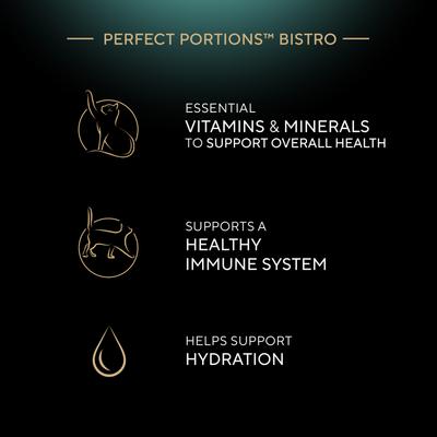 Show full view: Sheba Perfect Portions Bistro Salmon in Creamy Sauce Adult Wet Cat Food Trays, 2.6-oz tray, case of 24 slide 5 of 11