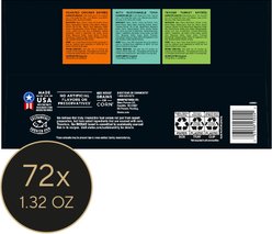 Sheba Perfect Portions Chicken, Tuna & Turkey Variety Pack Grain-Free Cuts in Gravy Wet Cat Food Trays, 2.6-oz tray, case of 36 slide 2 of 9