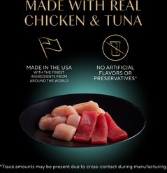 Sheba Perfect Portions Tuna & Roasted Chicken Entree Cuts in Gravy Variety Pack Adult Wet Cat Food Trays, 2.6-oz tray, case of 6 slide 2 of 9