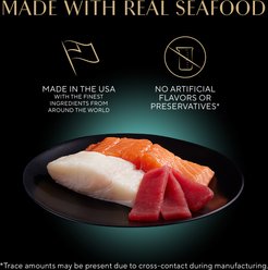 Sheba Perfect Portions Grain-Free Gourmet Salmon, Sustainable Tuna & Delicate Whitefish & Tuna Cuts in Gravy Variety Pack Adult Wet Cat Food Trays, 2.6-oz, case of 24 slide 2 of 9