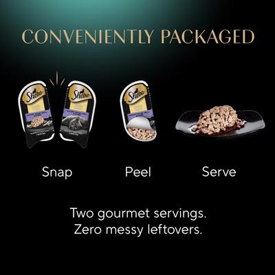 Show full view: Sheba Perfect Portions Grain-Free Savory Mixed Grill Cuts in Gravy Entree Adult Wet Cat Food Trays, 2.6-oz tray, case of 24 slide 10 of 12