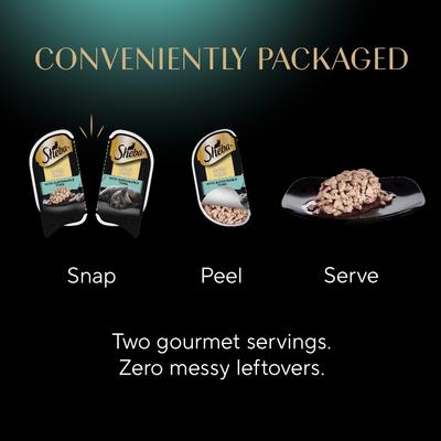 Show full view: Sheba Perfect Portions Grain-Free Sustainable Tuna Cuts in Gravy Entree Adult Wet Cat Food Trays, 2.6-oz tray, case of 24 slide 10 of 12