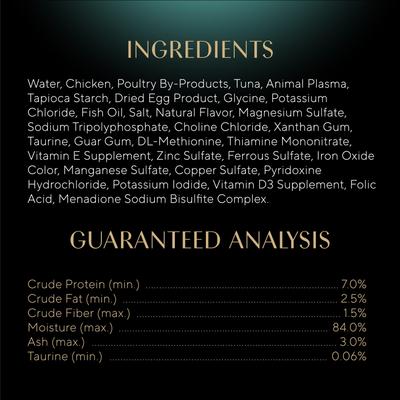 Show full view: Sheba Perfect Portions Grain-Free Sustainable Tuna Cuts in Gravy Entree Adult Wet Cat Food Trays, 2.6-oz tray, case of 24 slide 7 of 12