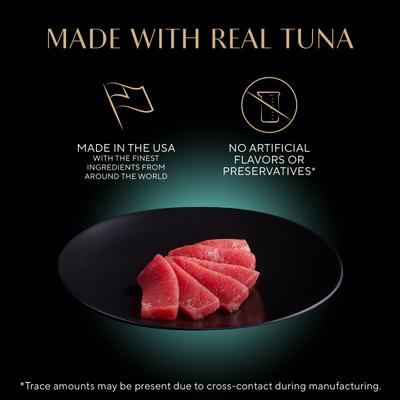 Show full view: Sheba Perfect Portions Grain-Free Sustainable Tuna Cuts in Gravy Entree Adult Wet Cat Food Trays, 2.6-oz tray, case of 24 slide 4 of 12