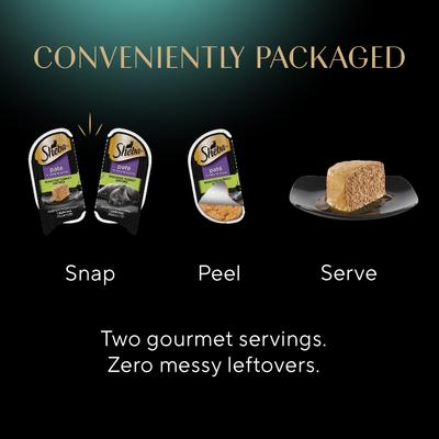 Show full view: Sheba Perfect Portions Grain-Free Roasted Turkey Entree Pate Adult Wet Cat Food Trays, 2.6-oz, case of 24 slide 10 of 12