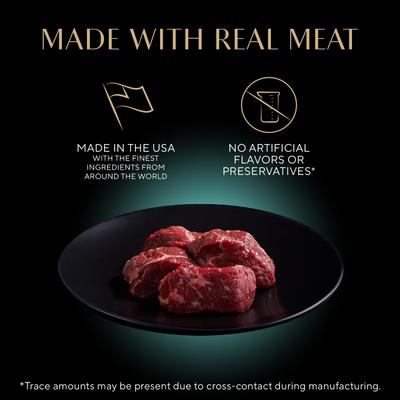 Show full view: Sheba Perfect Portions Grain-Free Tender Beef Entree Pate Adult Wet Cat Food Trays, 2.6-oz, case of 24 slide 4 of 12