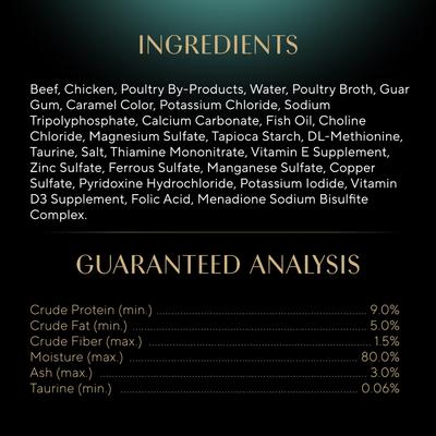 Show full view: Sheba Perfect Portions Grain-Free Tender Beef Entree Pate Adult Wet Cat Food Trays, 2.6-oz, case of 24 slide 7 of 12