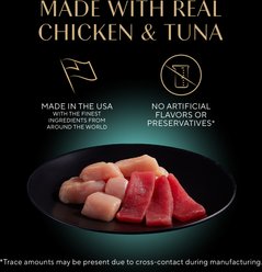 Sheba Perfect Portions Grain-Free Gourmet Chicken & Tuna Pate Entree Adult Wet Cat Food Trays, 2.6-oz, case of 24 slide 2 of 9