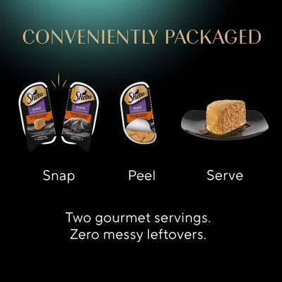 Show full view: Sheba Perfect Portions Grain-Free Roasted Chicken & Liver Pate Entree Adult Wet Cat Food Trays, 2.6-oz, case of 24 slide 10 of 12