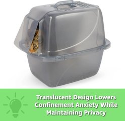 Van Ness Translucent Enclosed Cat Litter Pan, Large slide 2 of 8