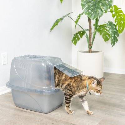 Van Ness Van Ness Translucent Enclosed Cat Litter Pan, Large