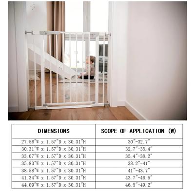 Show full view: NonoPets Adjustable Auto-Close Dog Gate with Double Lock, 38.2 to 41-in width slide 4 of 7