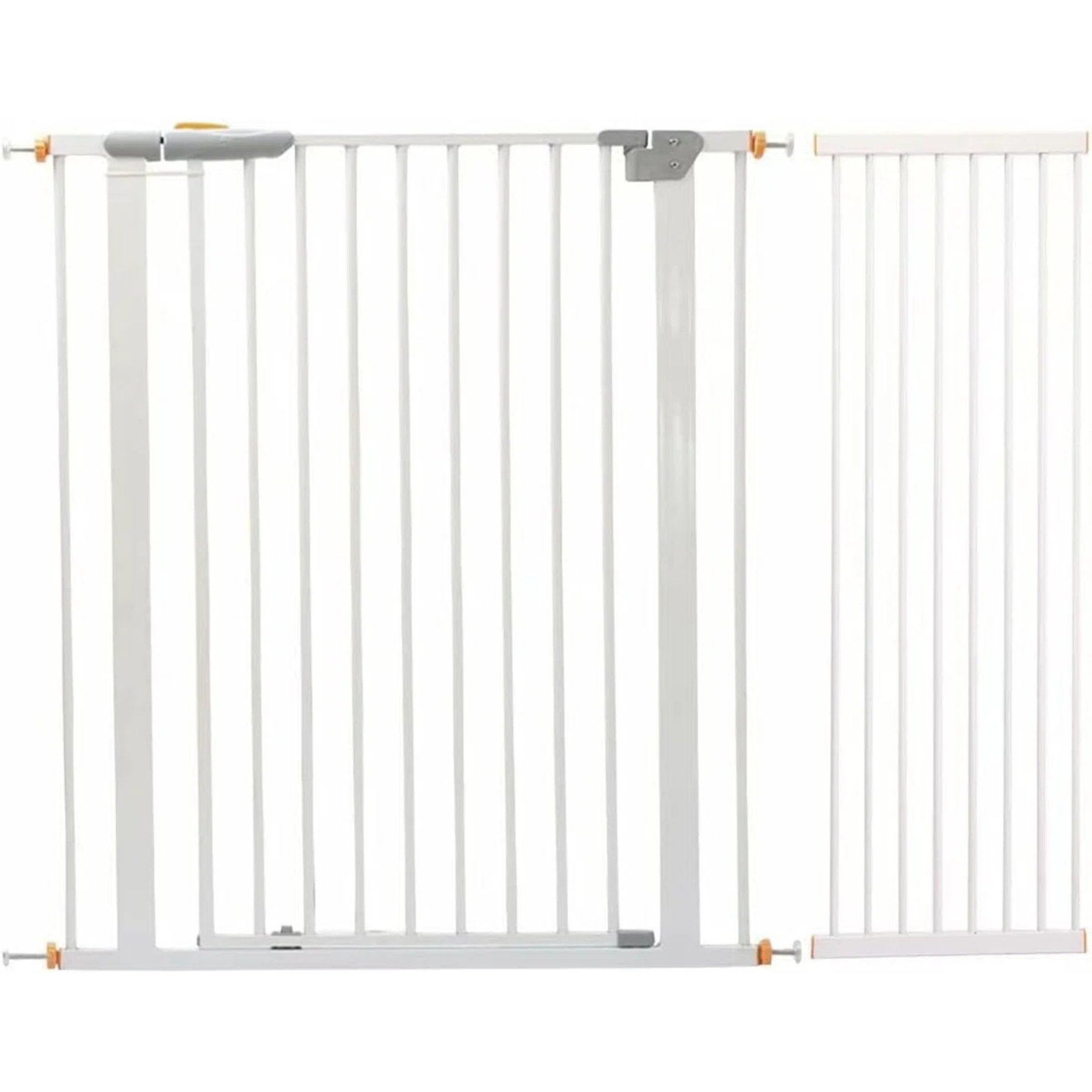 NonoPets Adjustable Auto-Close Dog Gate with Double Lock, 30 to 32.7-in width
