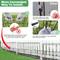Show in main carousel: NonoPets 16-in Height Metal Garden Border Fence Dog Barrier, Black, 20 count slide 4 of 7