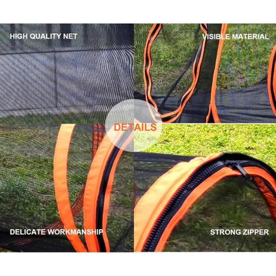 Show full view: NonoPets 2-in-1 Foldable Outdoor Mesh Playhouse Cat Tunnel & Tent, 12-in height slide 6 of 11