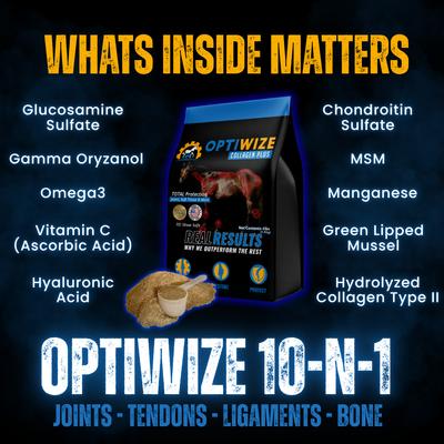 Show full view: OptiWize 10-N-1 Equine Powdered Joint Supplement, 4-lb bag slide 3 of 5