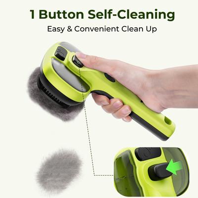 Show full view: Pecute Shedding Massaging Grooming Dog & Cat Steam Brush, Green slide 4 of 9