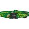 Show in main carousel: ShopInstaPets Oregon Ducks Adjustable Polyester Dog Collar, Green, Small: 16.5-in neck, 1/2-in wide slide 1 of 6