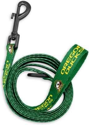 Show full view: ShopInstaPets Oregon Ducks Polyester Dog Leash, Green, 6-ft long, 1-in wide slide 3 of 3