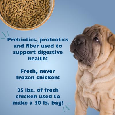 Show full view: Bil-Jac Sensitive Solutions Digestive & Immune Support Dry Dog Food, 30-lb bag slide 5 of 11
