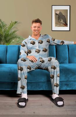 Show full view: ISlide Personalized Sky Pattern Pet Pajamas, Carolina, Medium slide 3 of 3