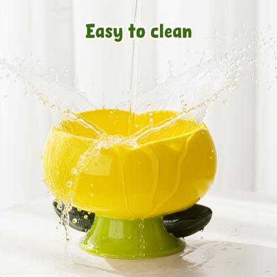 Show full view: Happy & Polly Flower Shaped Cat Bowl slide 8 of 9